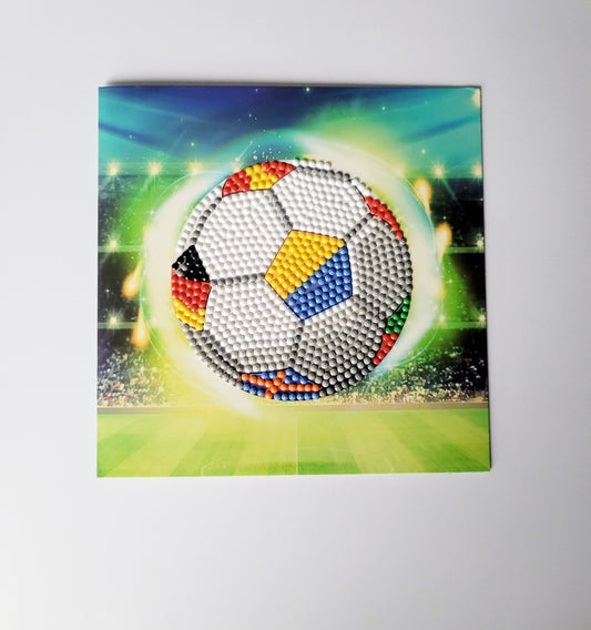 Diamond Art 'Football' Card