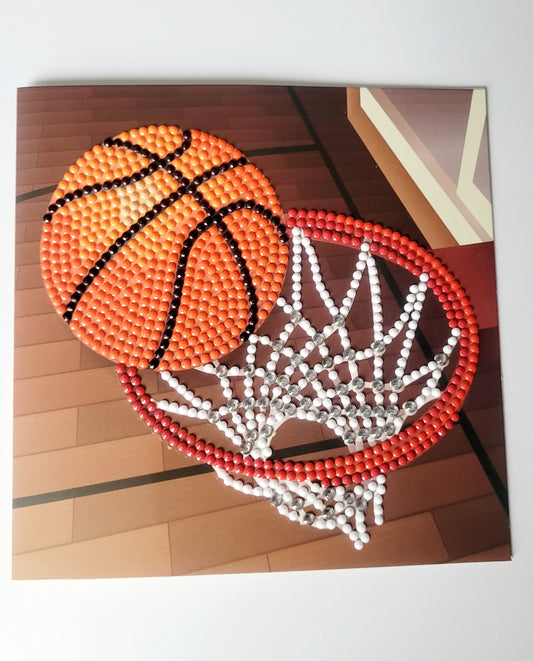 Diamond Art 'Basketball' Card