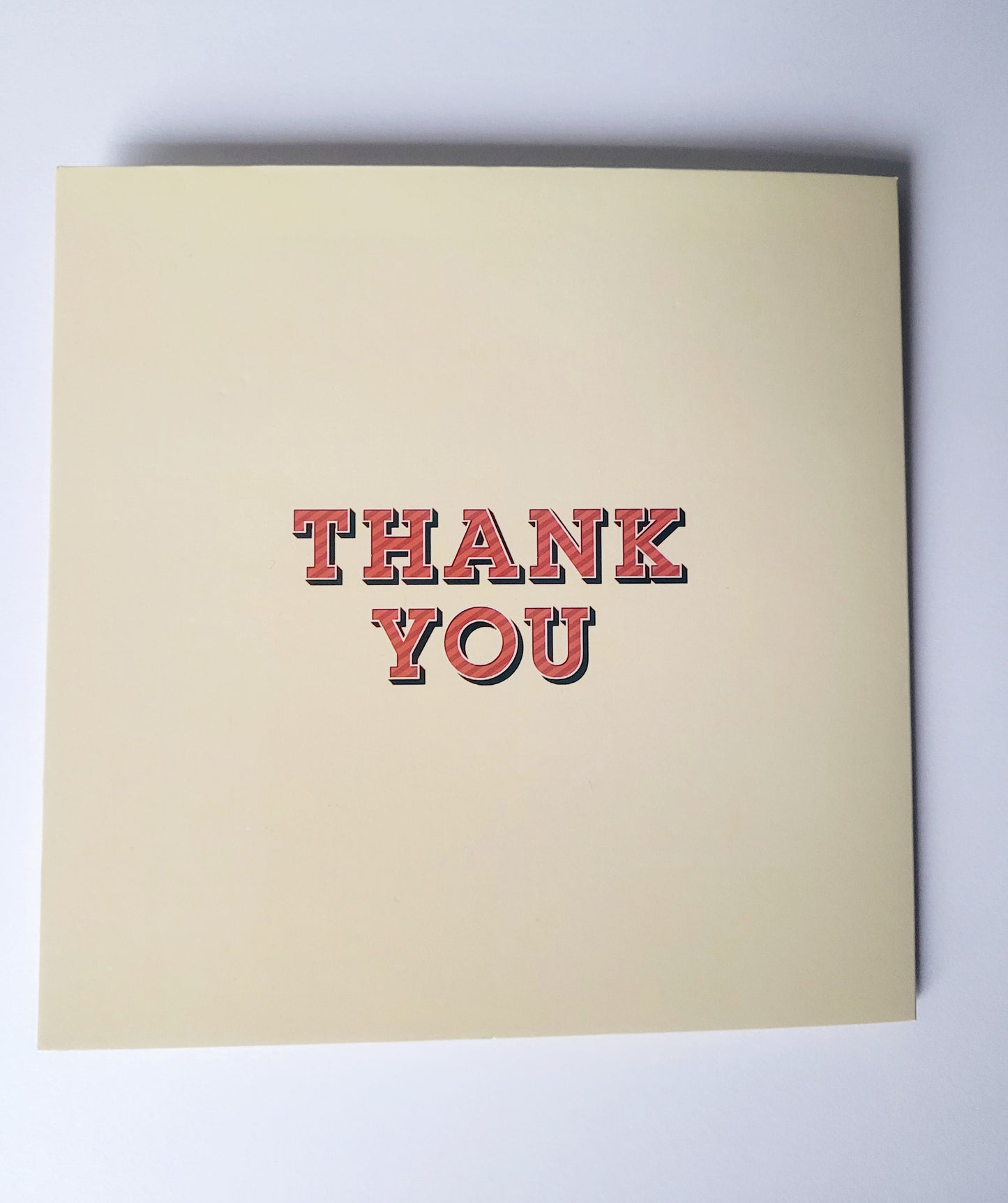 Diamond Art Heart 'Thank You' Card