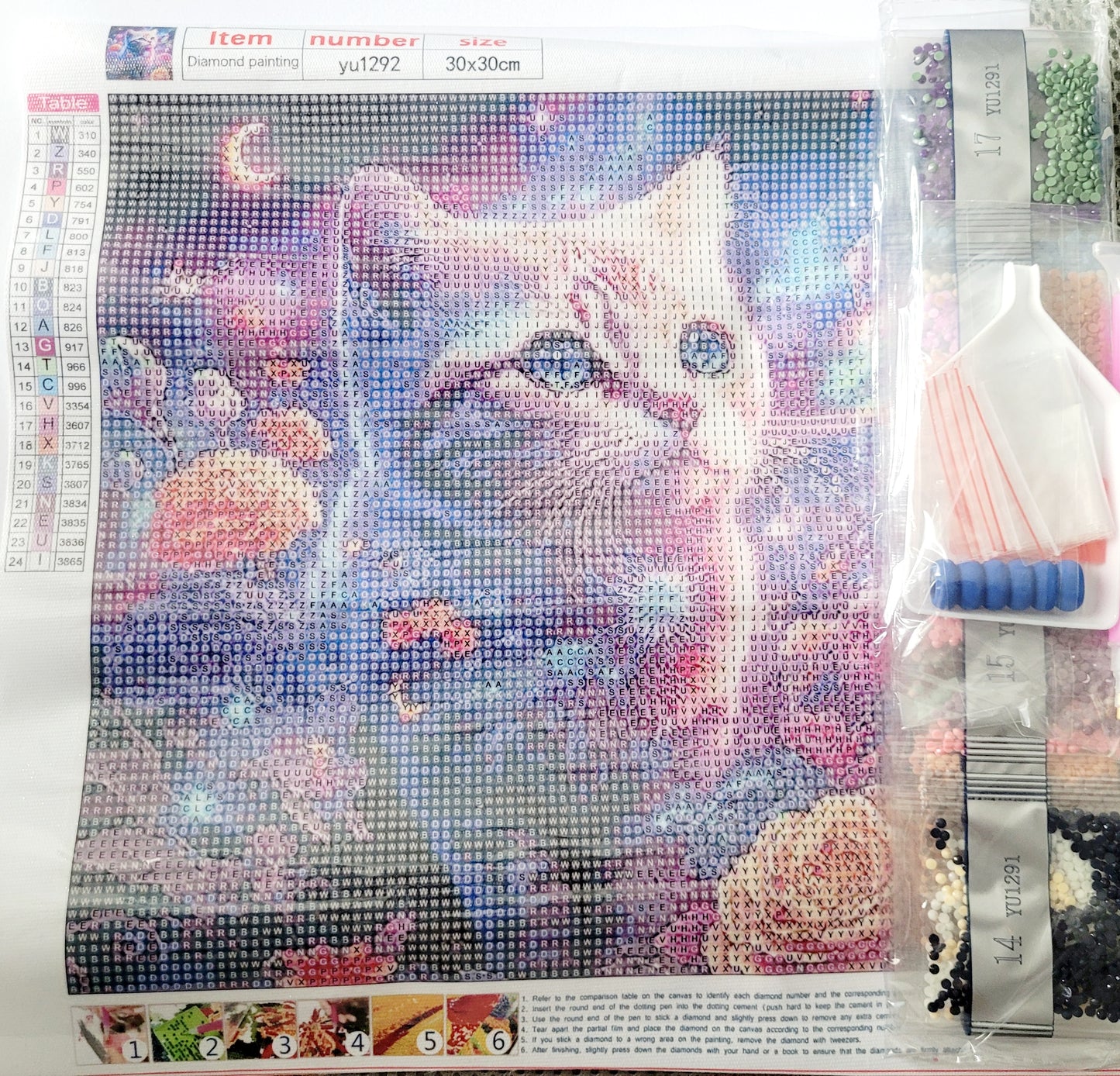 Diamond Art 'Kitten' Kit