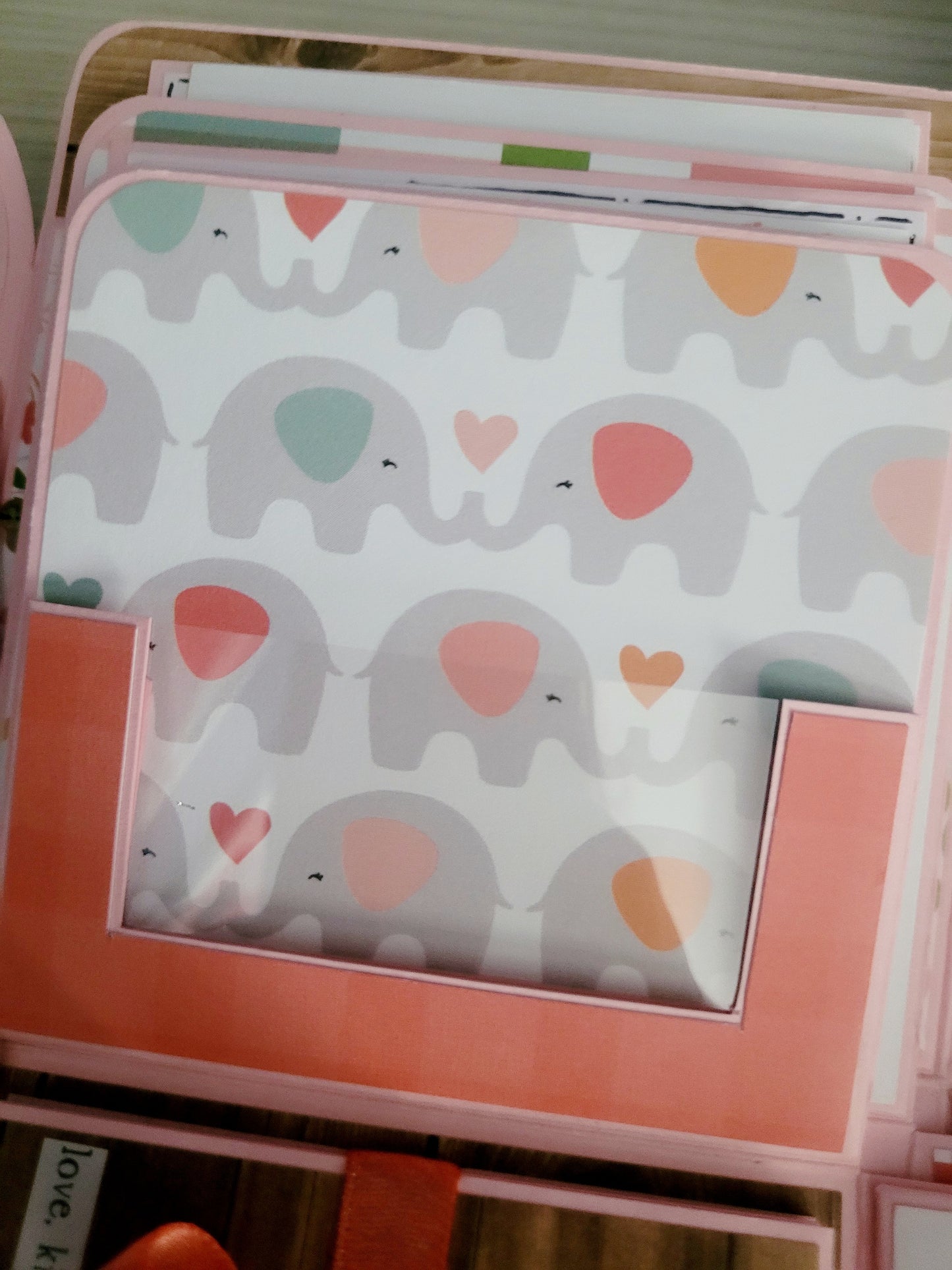 Handmade Explosion Box Album - 0-12mth Baby Girl