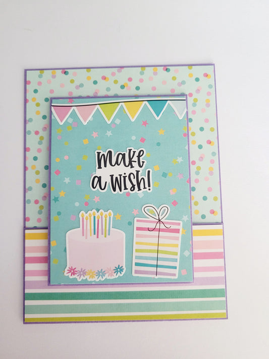 Handmade Gift Card Holder - Magical Birthday