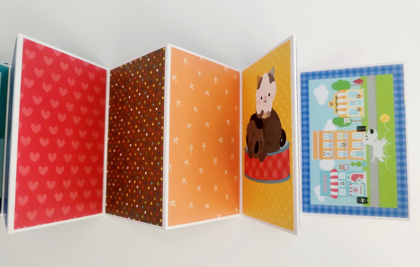 Handmade Photo Album Keyring - Dog